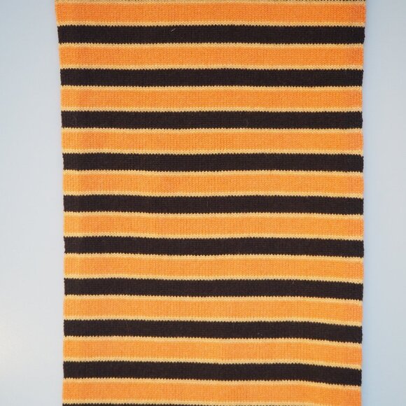 🧡 Marni + Uniqlo Striped 100% Cashmere Scarf - 77 Inches - Picture 4 of 7